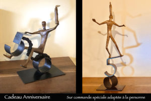 Cadeau d'anniversaire original et personnalisé en bronze